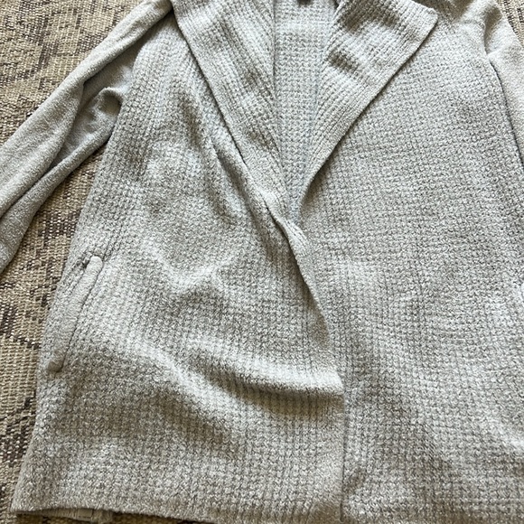 Barefoot dreams waffle knit open front cardigan - Picture 4 of 6